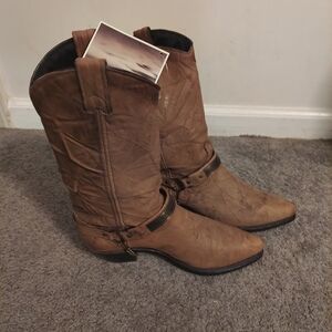 Sage Tan Women's Heeled Boots